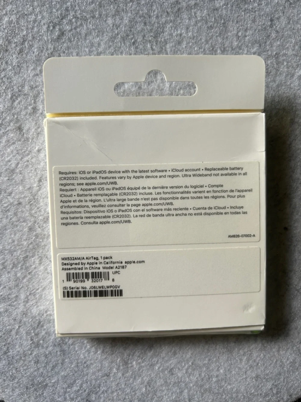Apple Air Tag With Find Mine Lot
